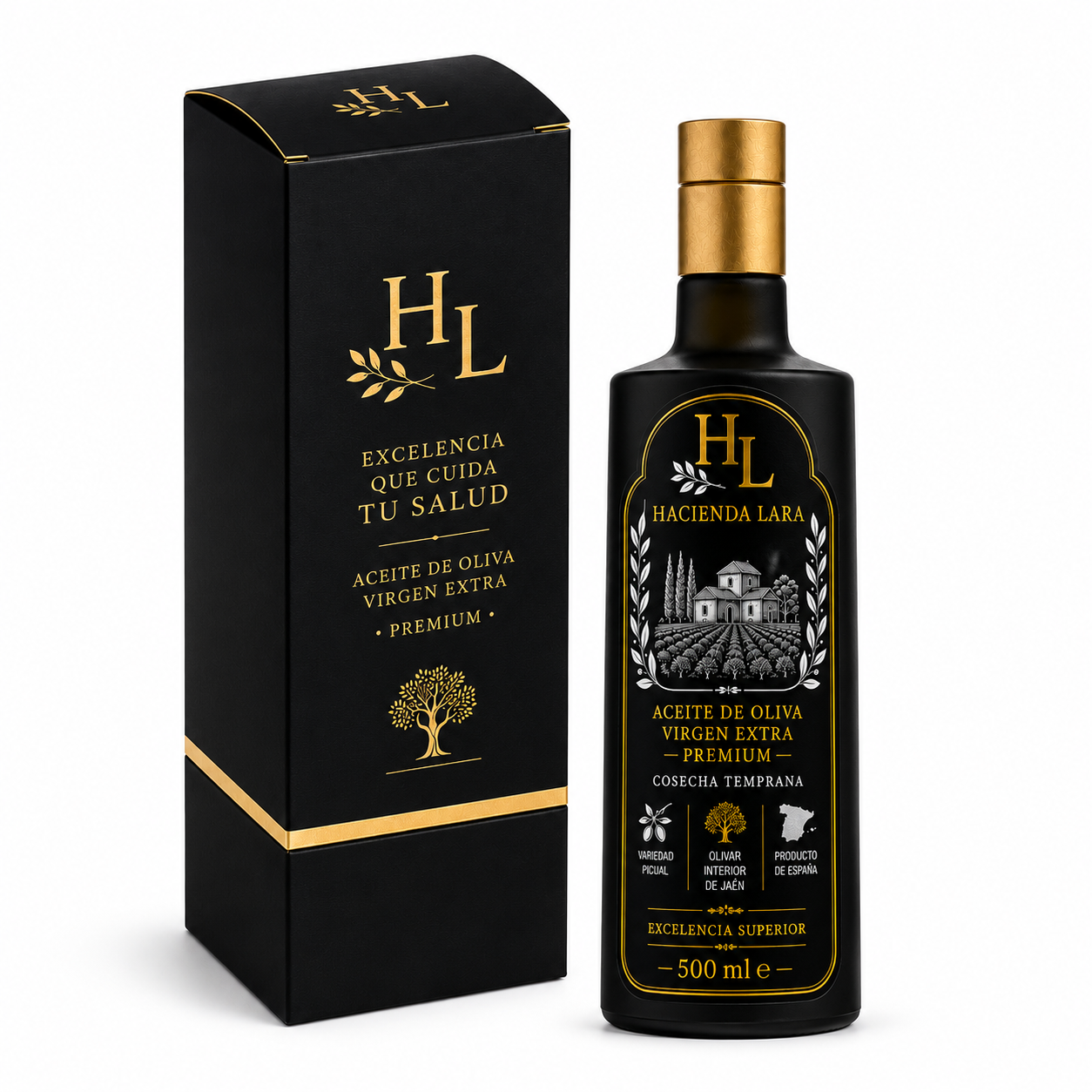 Estuche Aceite de Oliva Virgen Extra Premium Hacienda Lara